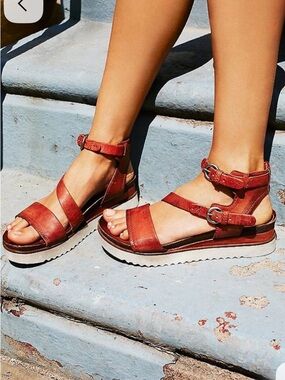 Black Strappy Ankle-Wrap Sandals
